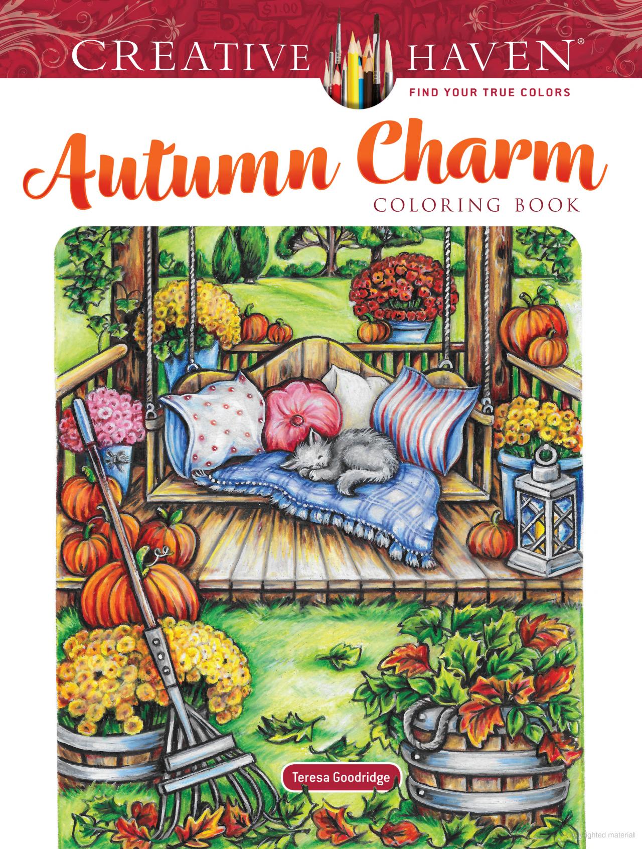 DVR Creative Haven® Coloring Book: Autumn Charm
