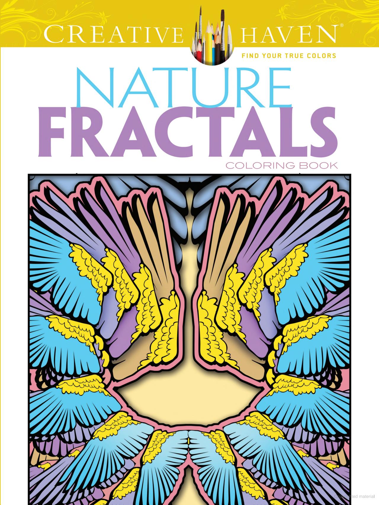 DVR Creative Haven® Coloring Book: Nature Fractals