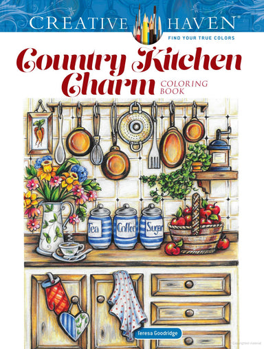 Creative Haven® Coloring Book: Country Kitchen Charm