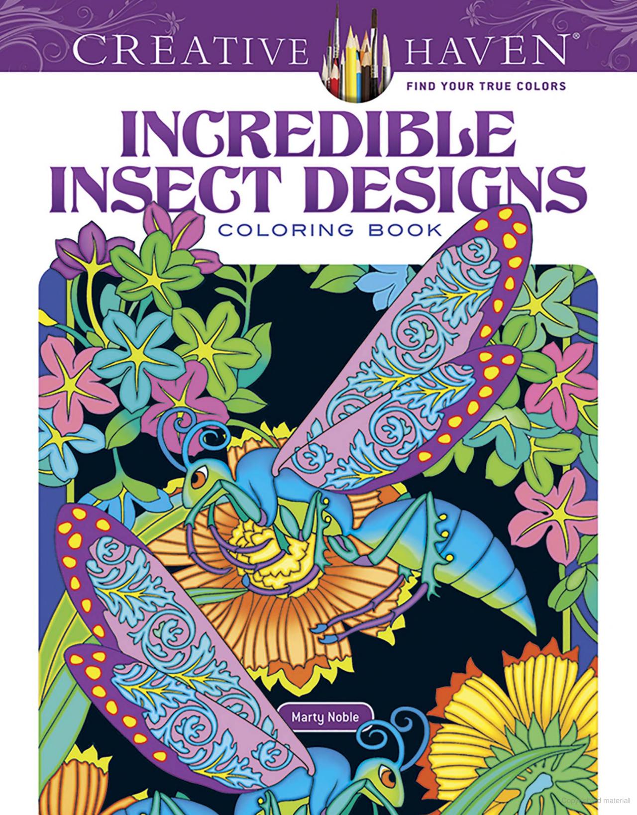 DVR Creative Haven® Coloring Book: Incredible Insect Designs