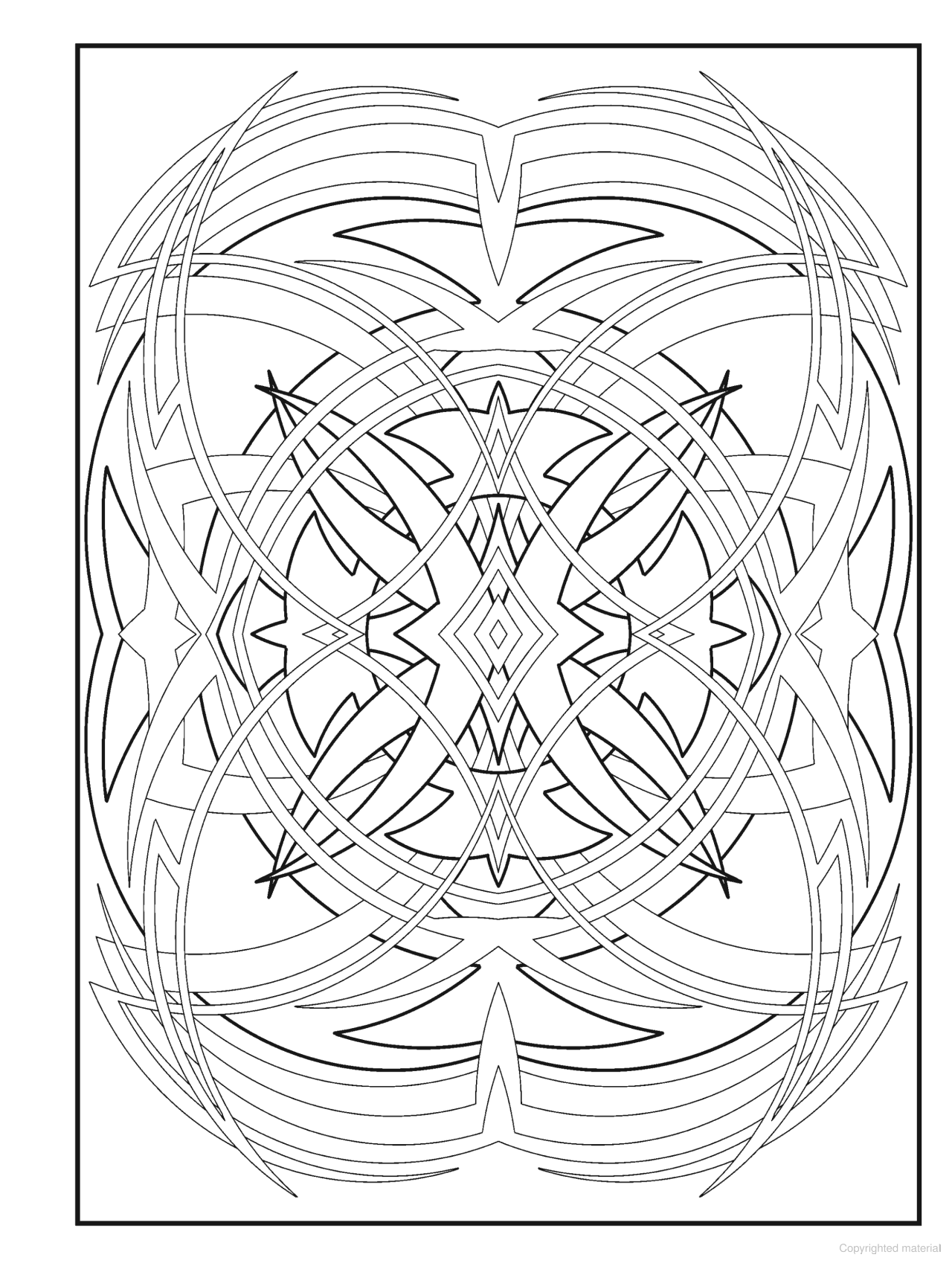 DVR Creative Haven® Coloring Book: Abstract Designs