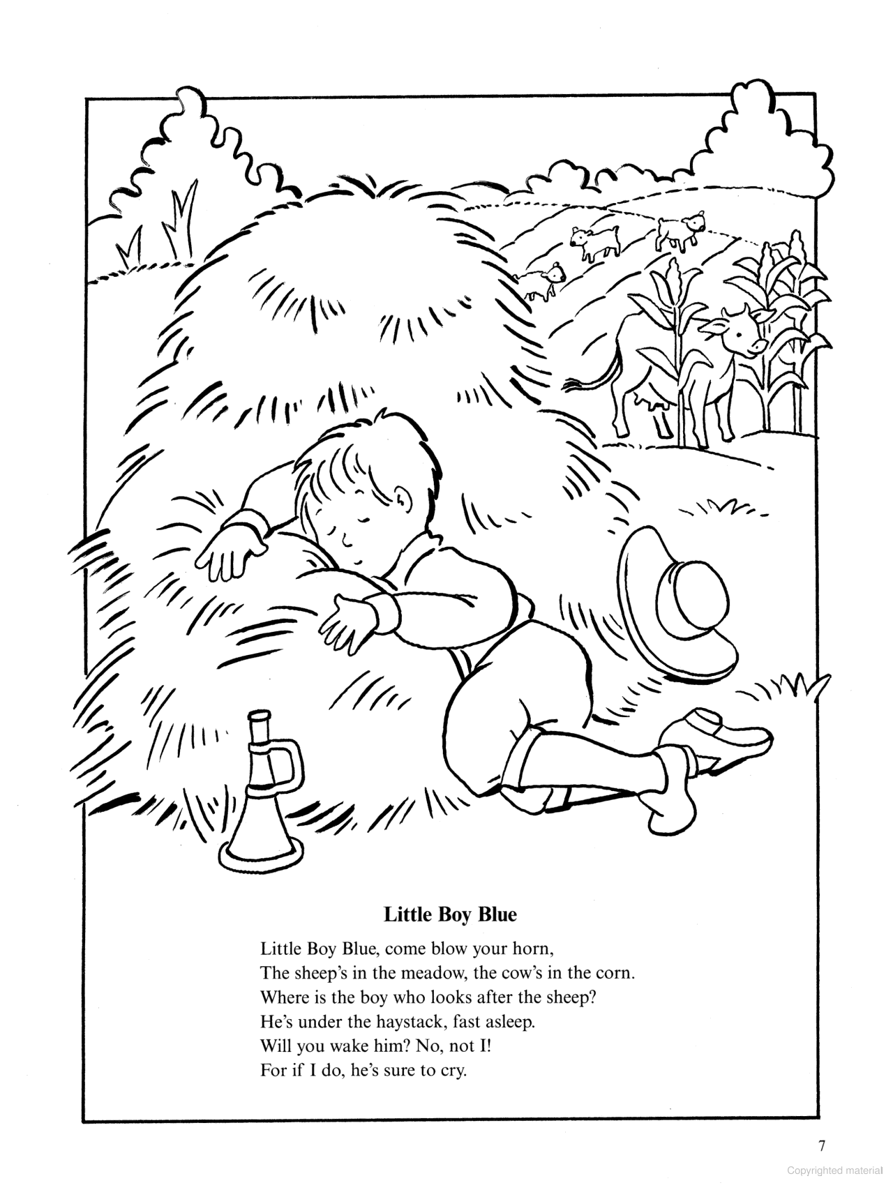 DVR Mother Goose Coloring Book