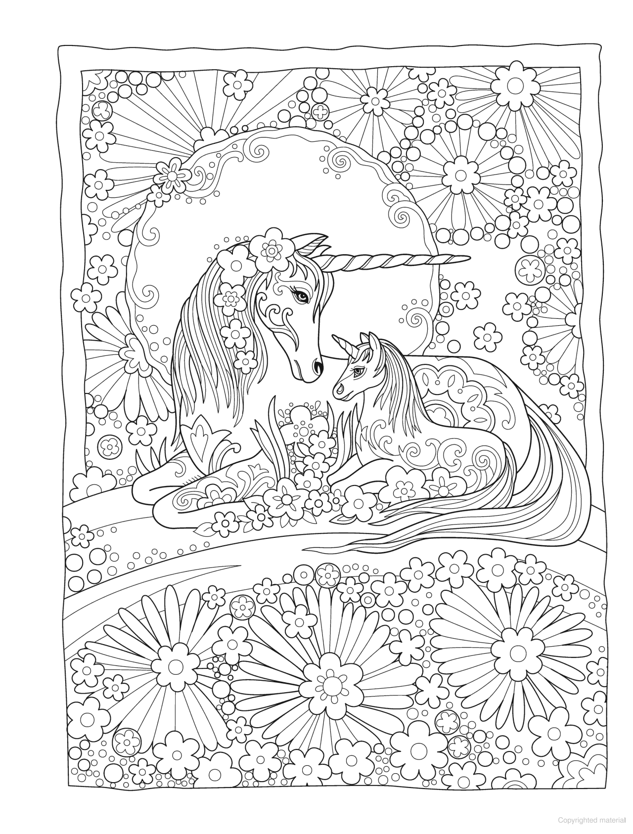 DVR Creative Haven® Coloring Book: Unicorn Wonders