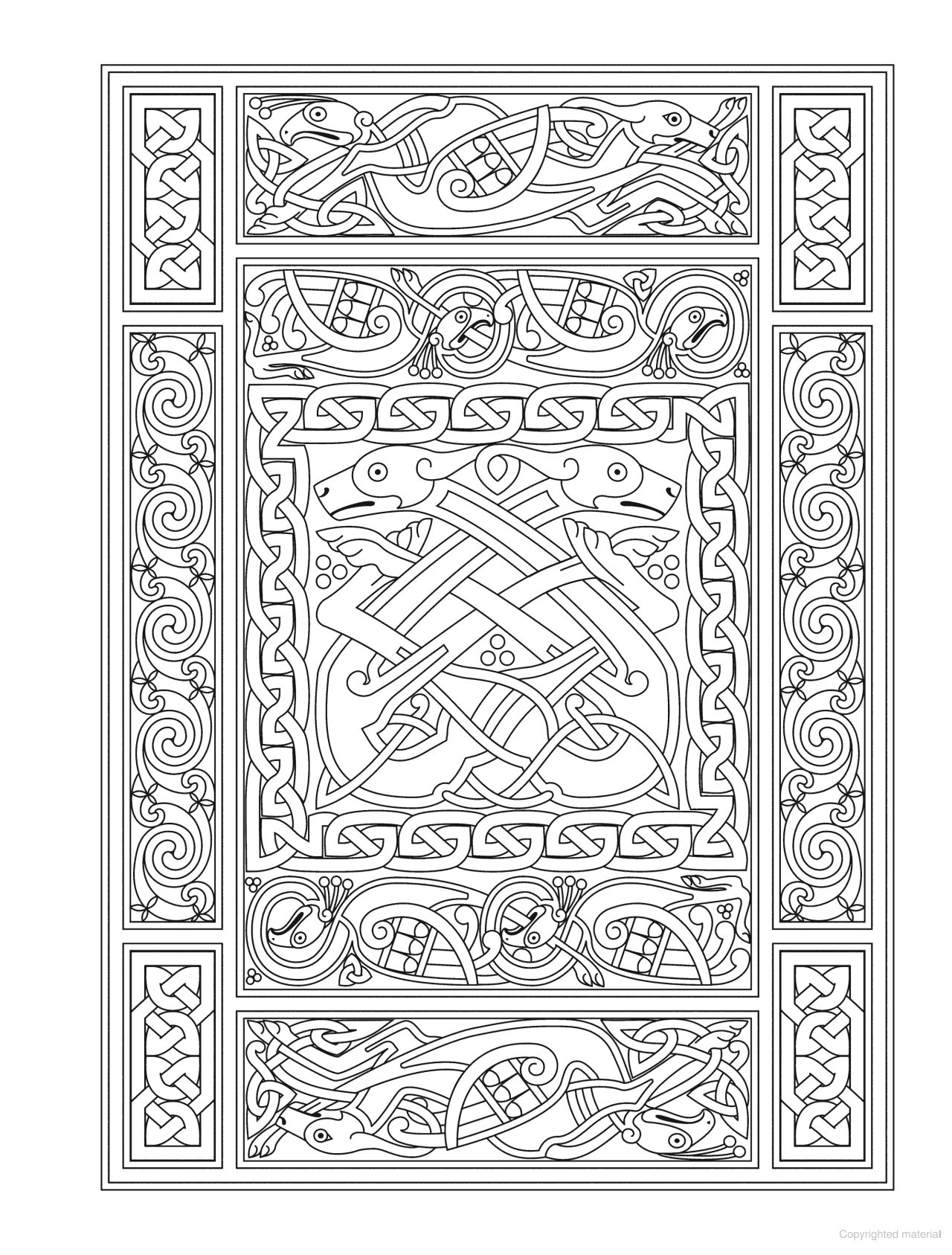 DVR Creative Haven® Coloring Book: Celtic Animal Designs