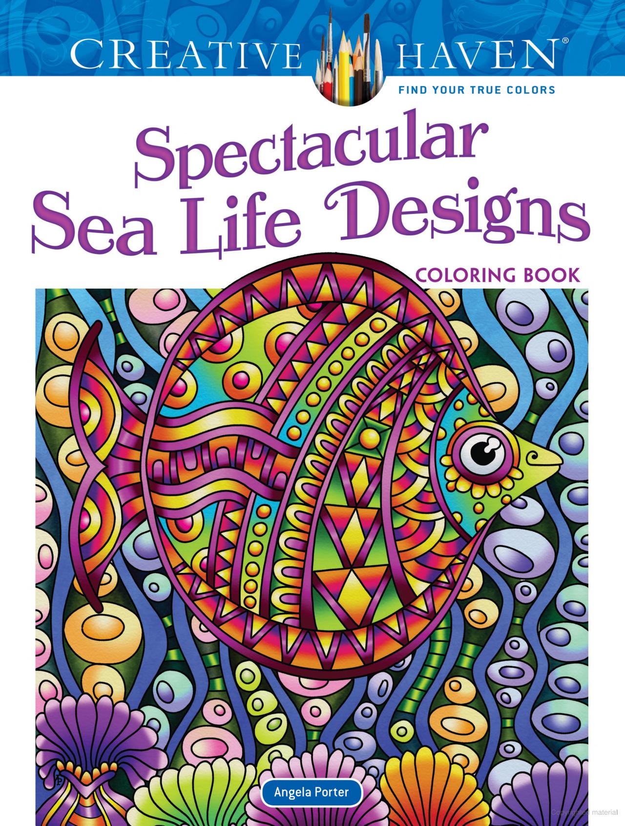 DVR Creative Haven® Coloring Book: Spectacular Sea Life Designs