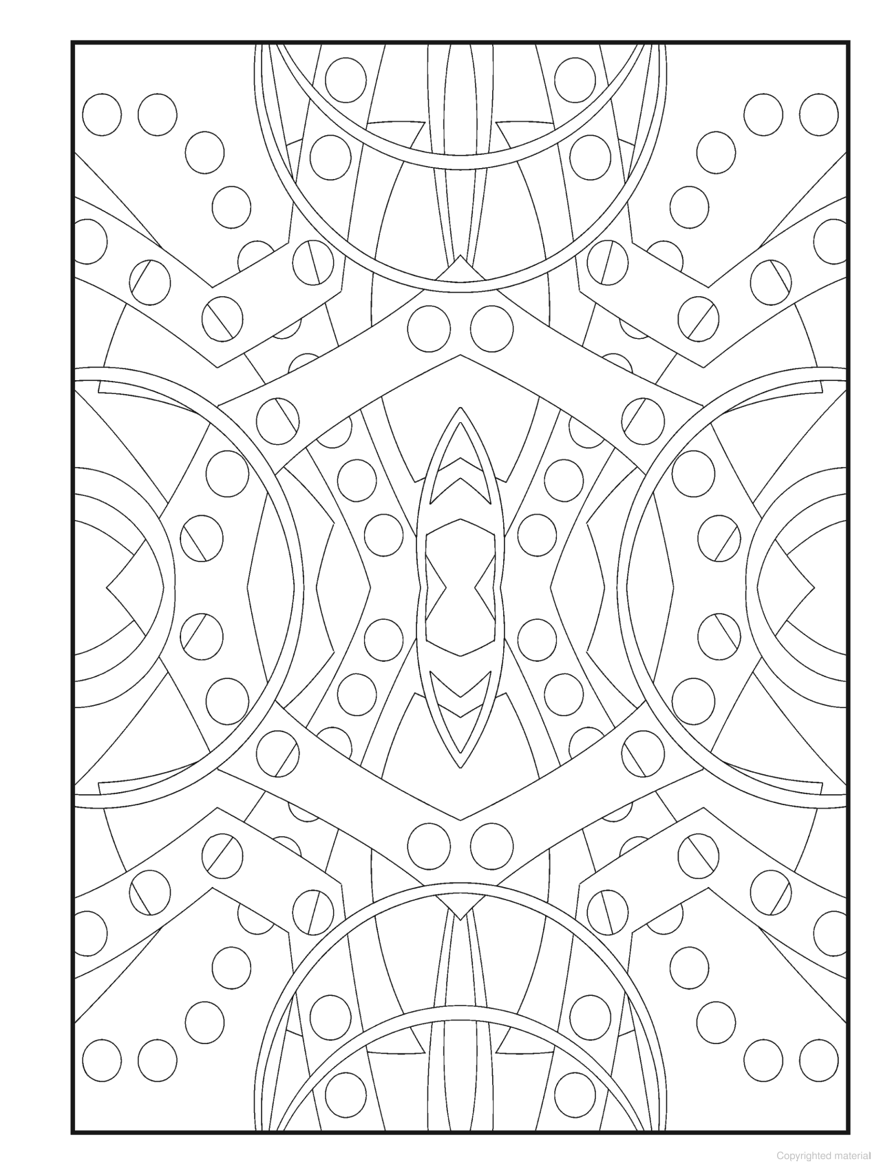 DVR Creative Haven® Coloring Book: Abstract Designs