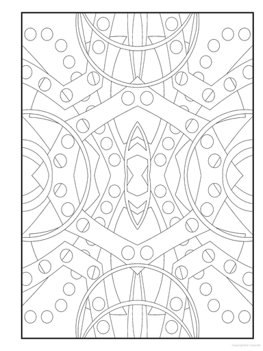 DVR Creative Haven® Coloring Book: Abstract Designs