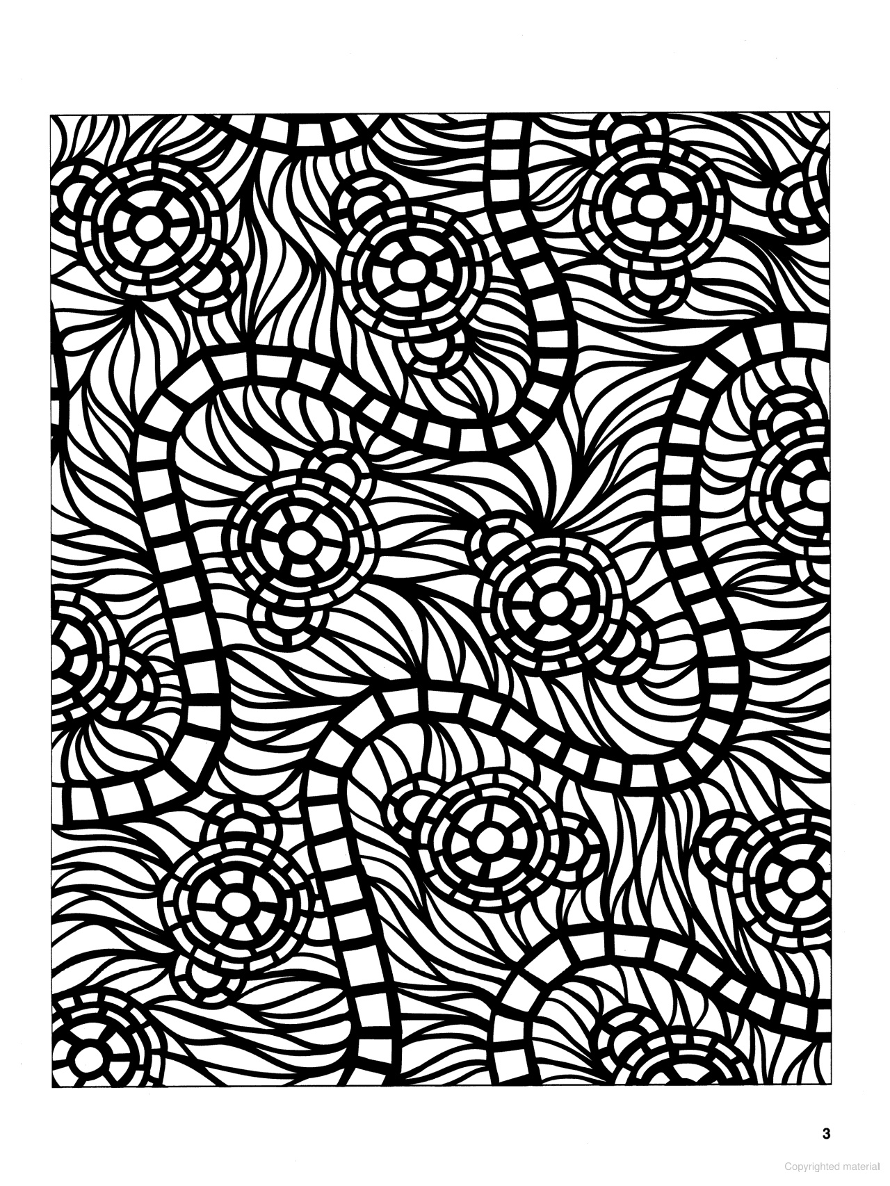 DVR Magnificent Mosaics Coloring Book
