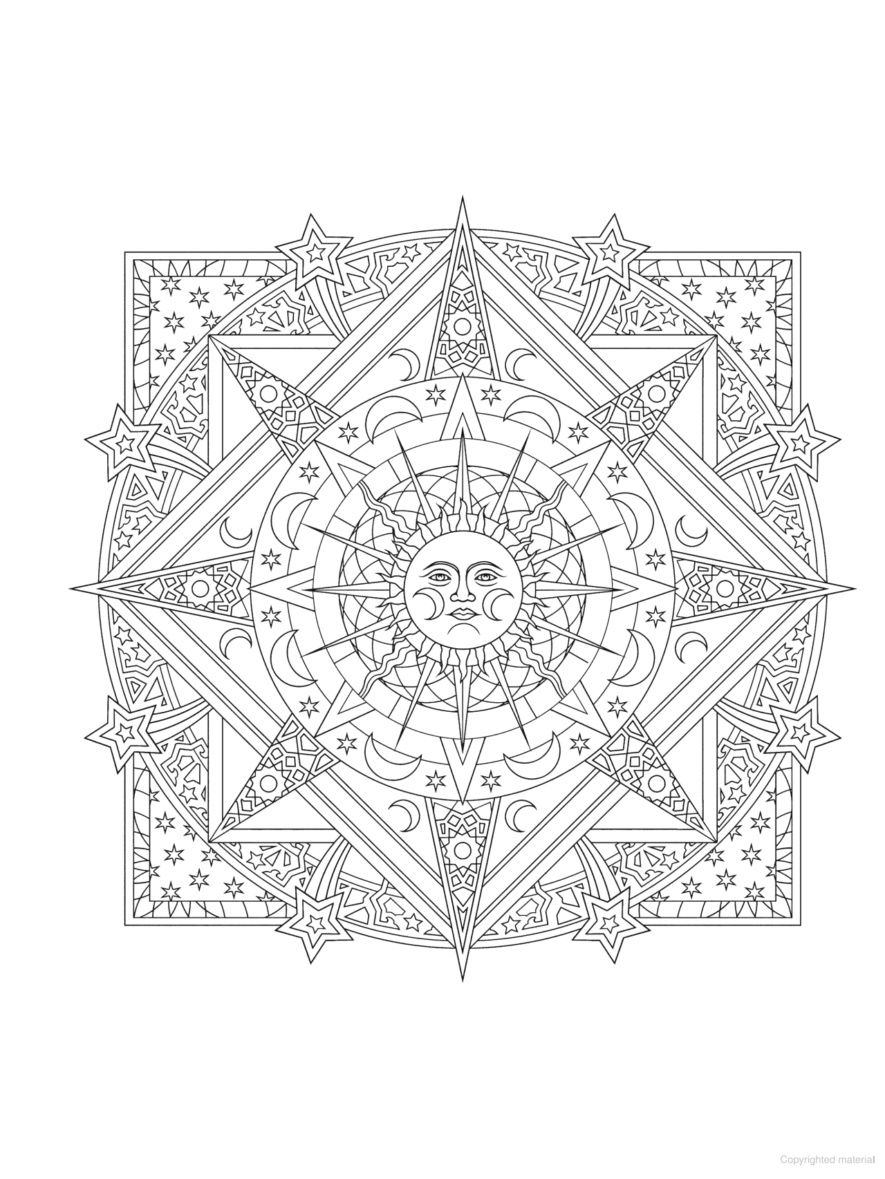 DVR Creative Haven® Coloring Book: Celestial Mandalas