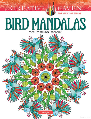 DVR Creative Haven® Coloring Book: Bird Mandalas