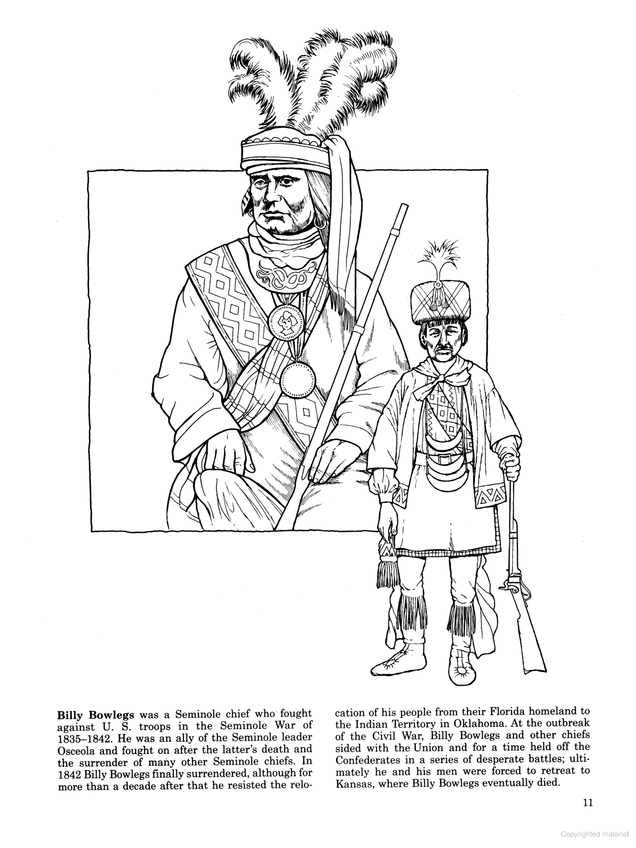 DVR Great Native Americans Coloring Book