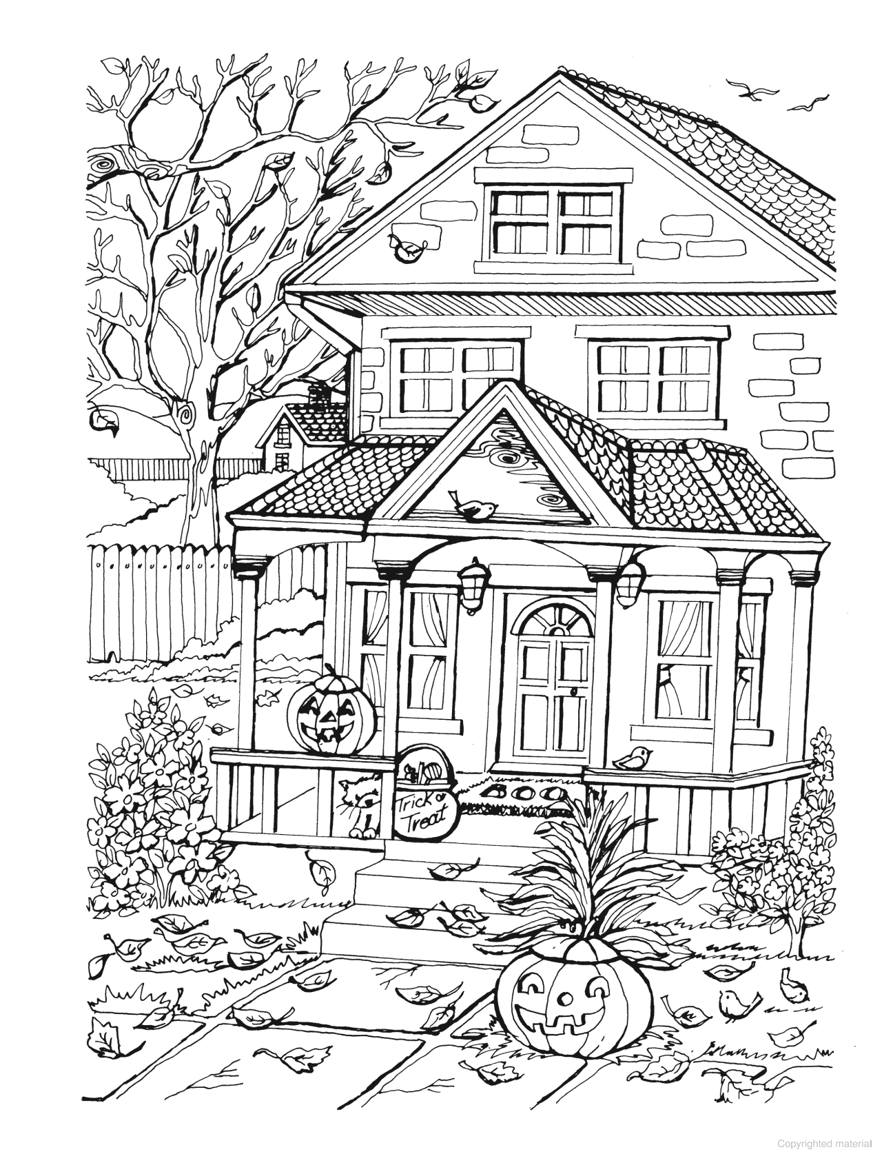 Creative Haven® Coloring Book: Autumn Scenes