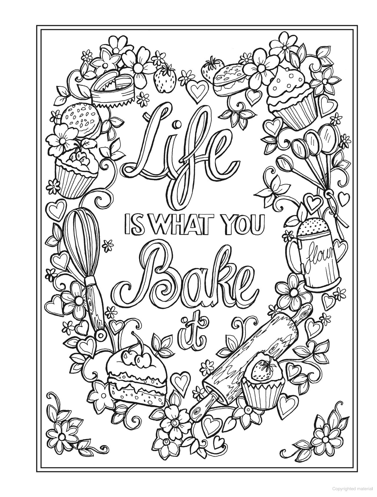 Creative Haven® Coloring Book: Country Kitchen Charm