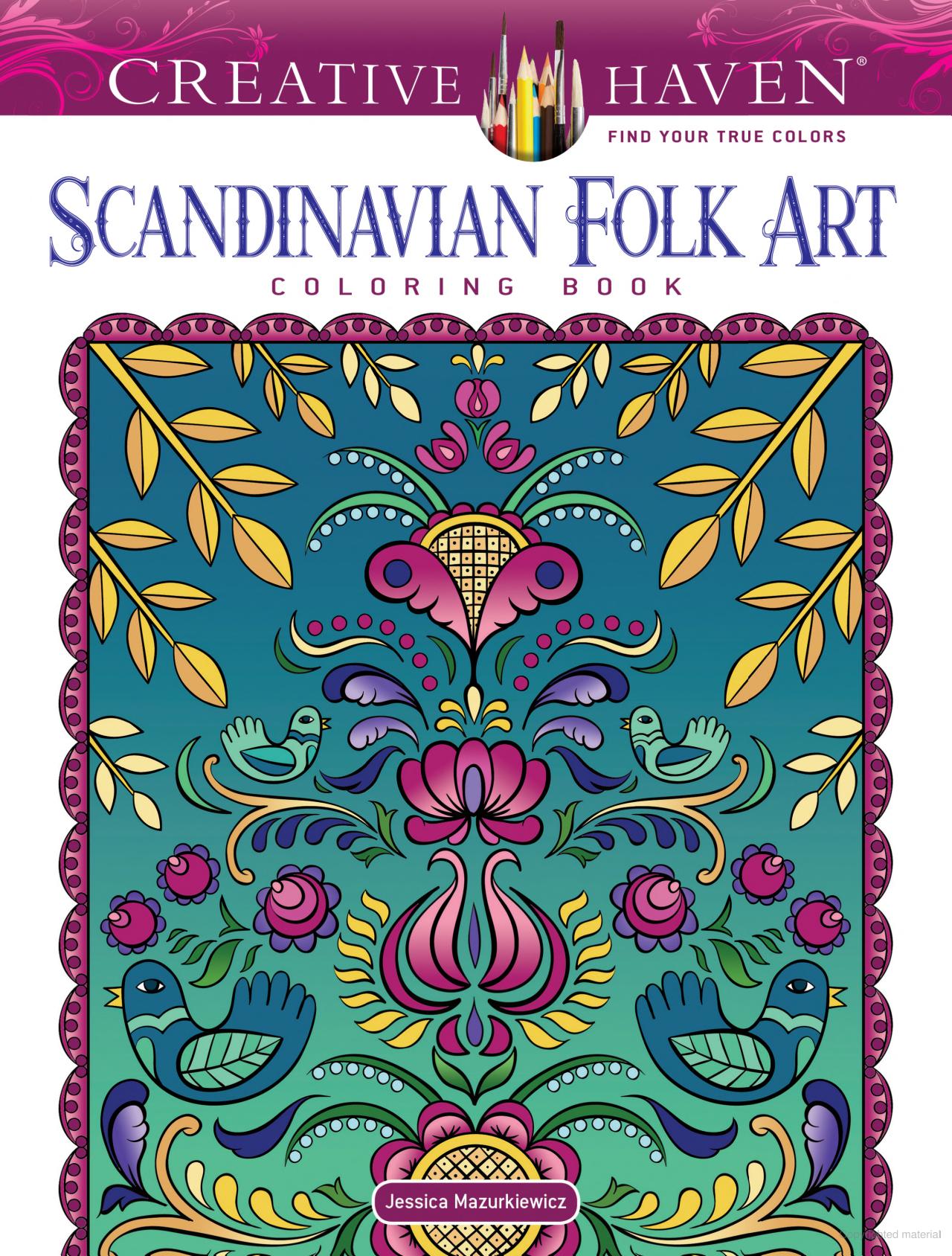 Creative Haven® Coloring Book: Scandinavian Folk Art