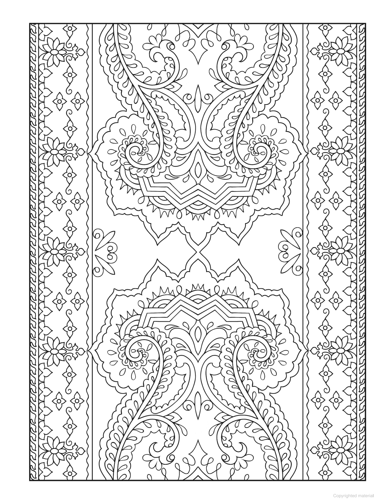 DVR Creative Haven® Coloring Book: Mehndi Designs