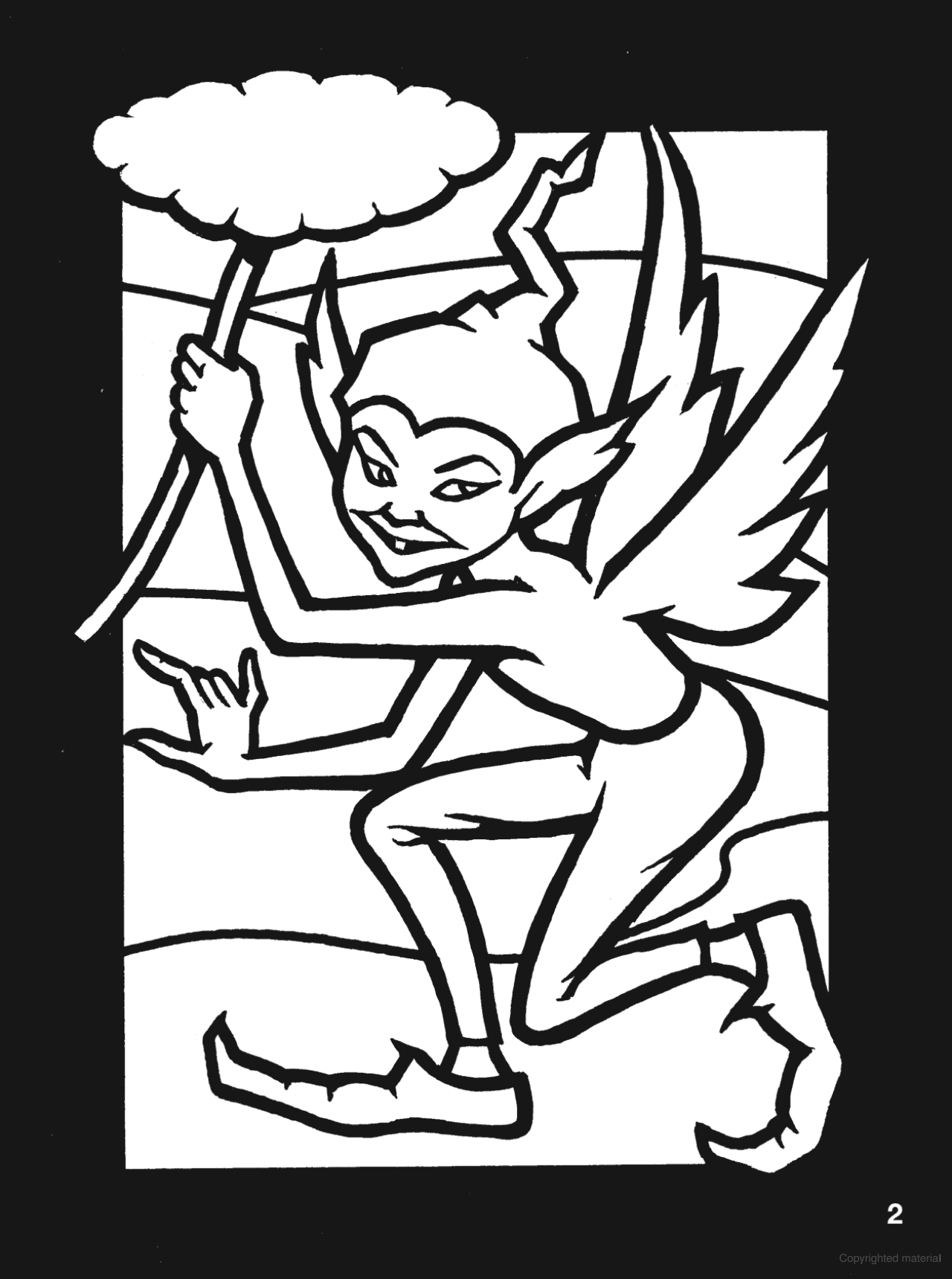 DVR Fairy World Mini Stained Glass Coloring Book