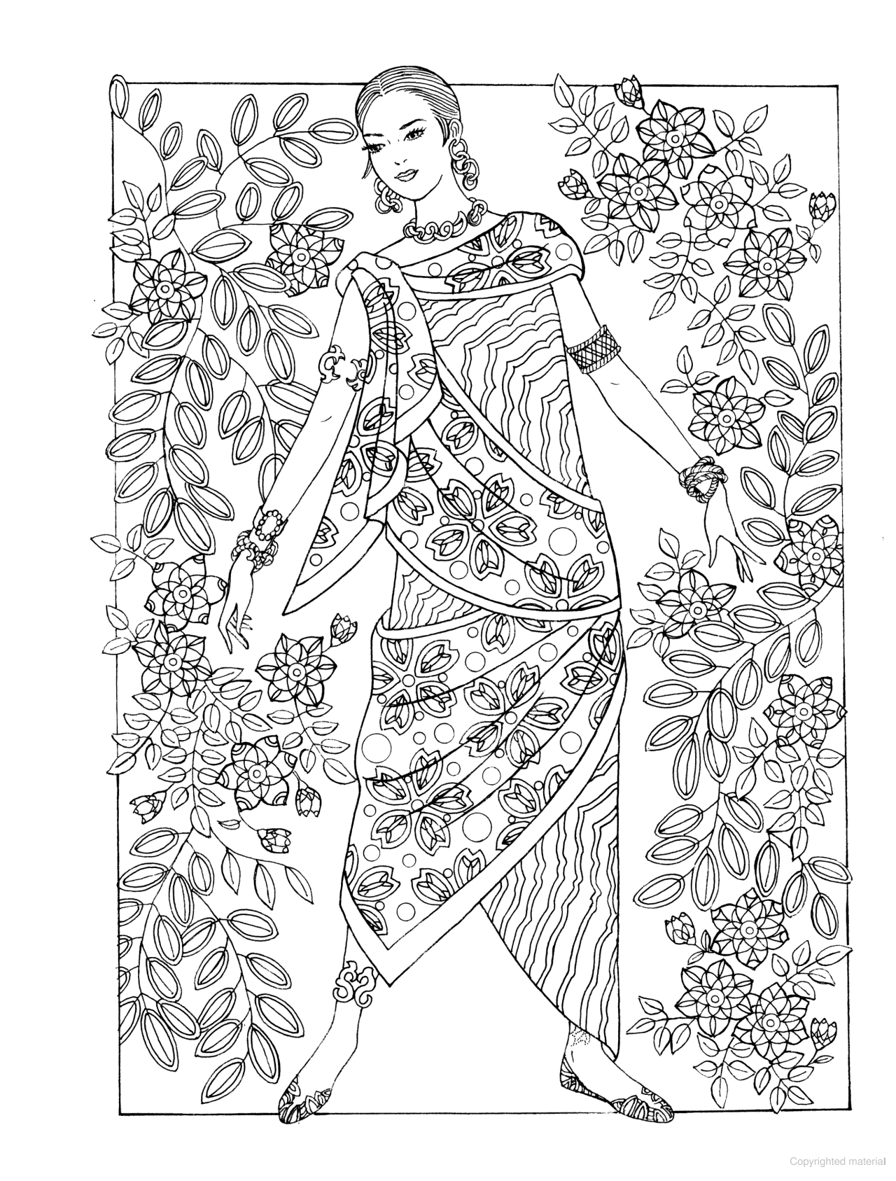 DVR Creative Haven® Coloring Book: Fantasy Fashions