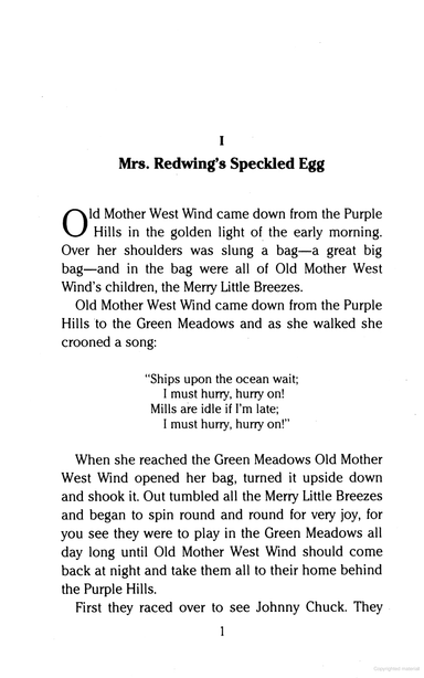 DVR Old Mother West Wind