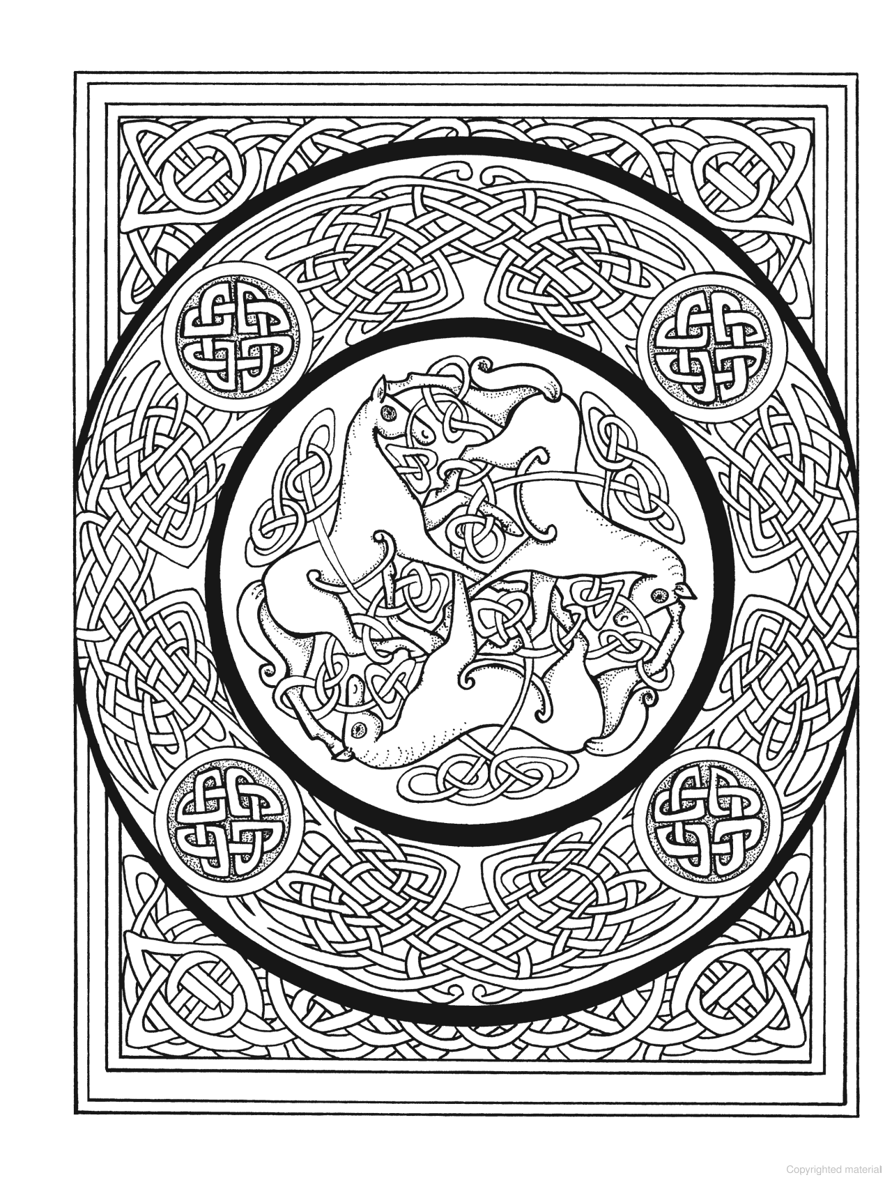 DVR Creative Haven® Coloring Book: Celtic Designs