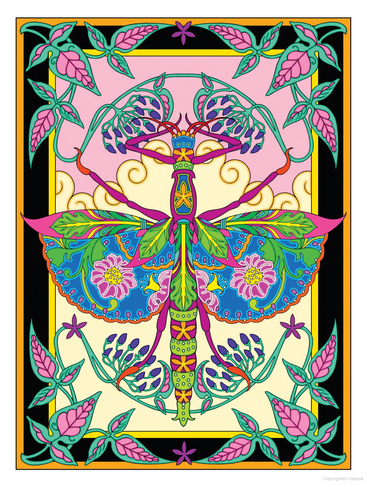 DVR Creative Haven® Coloring Book: Incredible Insect Designs