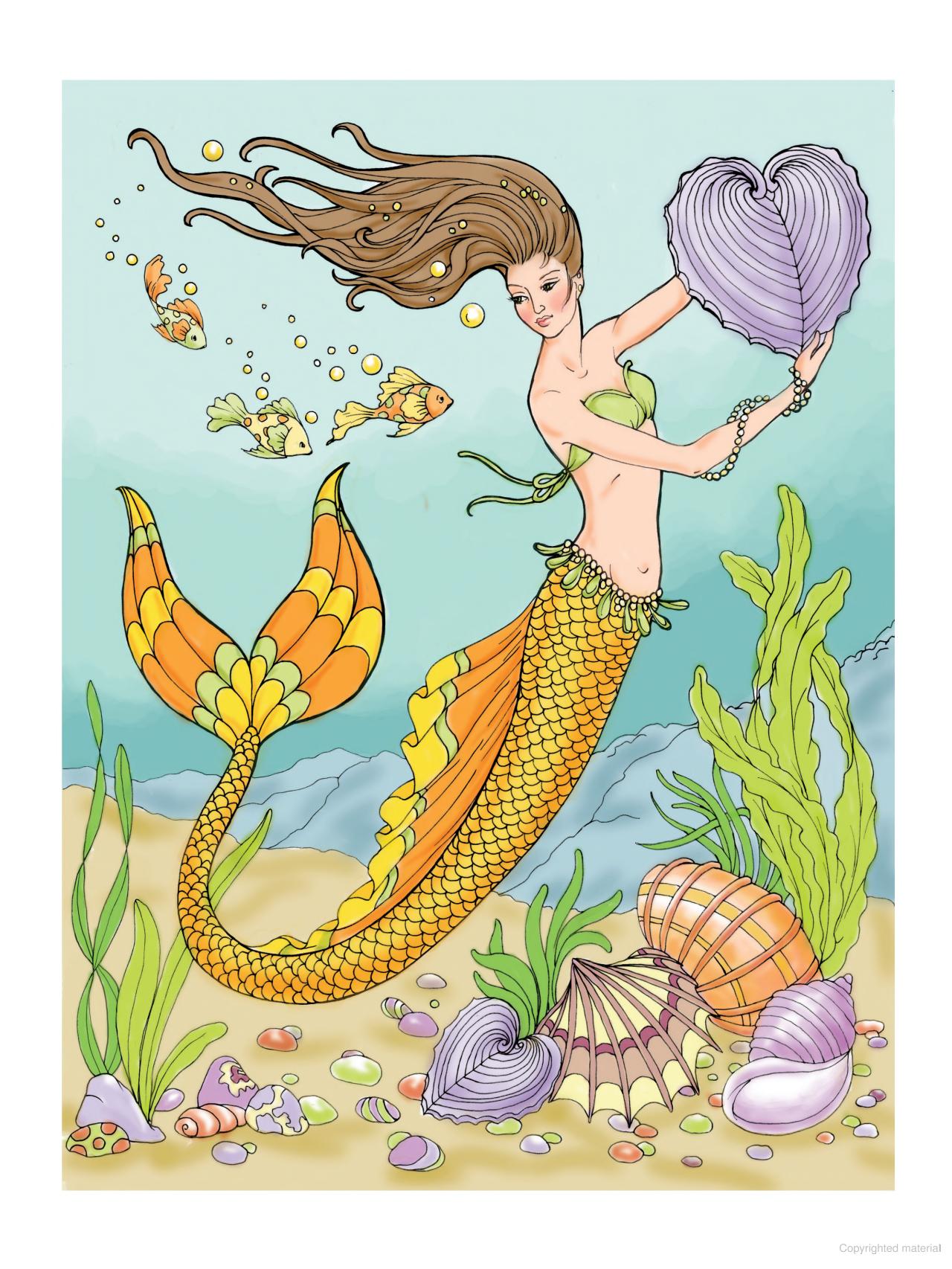 DVR Creative Haven® Coloring Book: Mermaids
