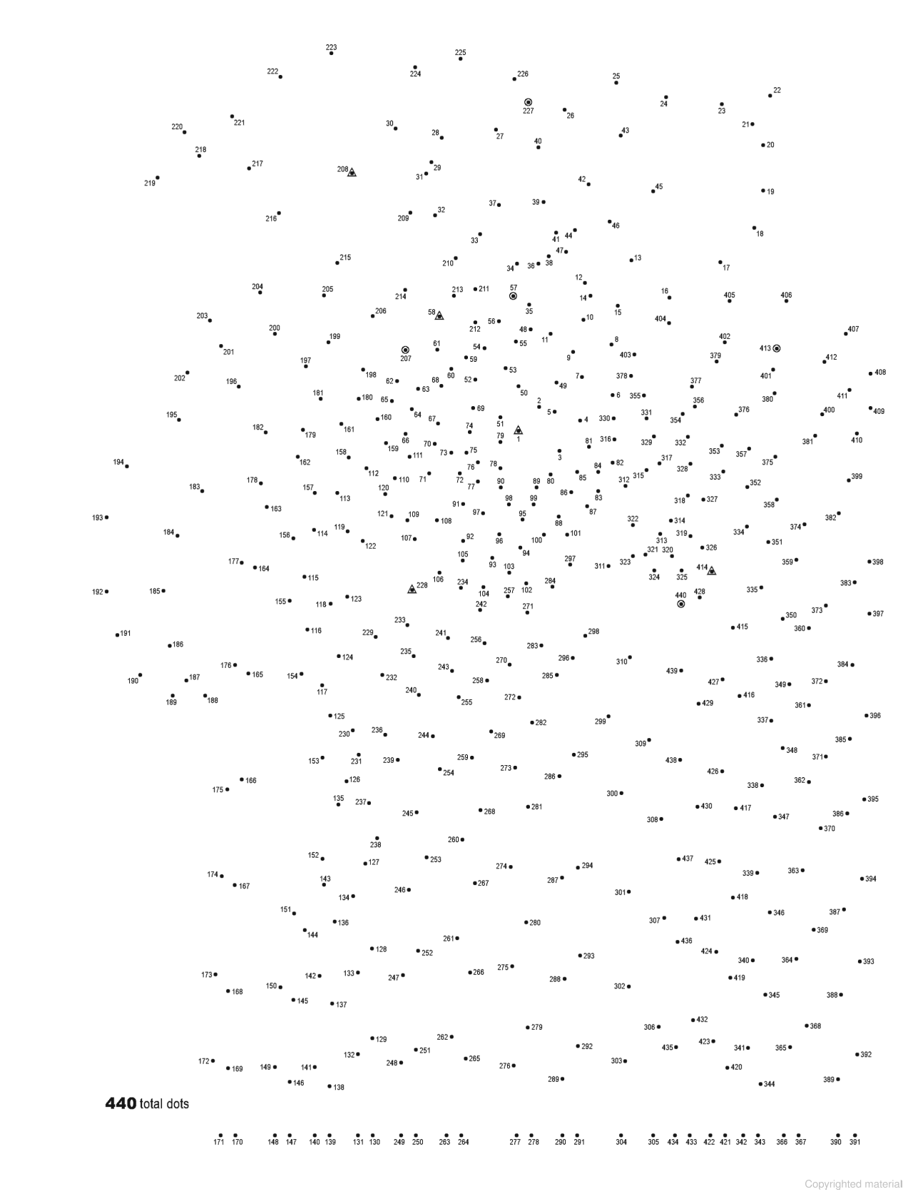 DVR Creative Haven® Dot-To-Dot: Flowers