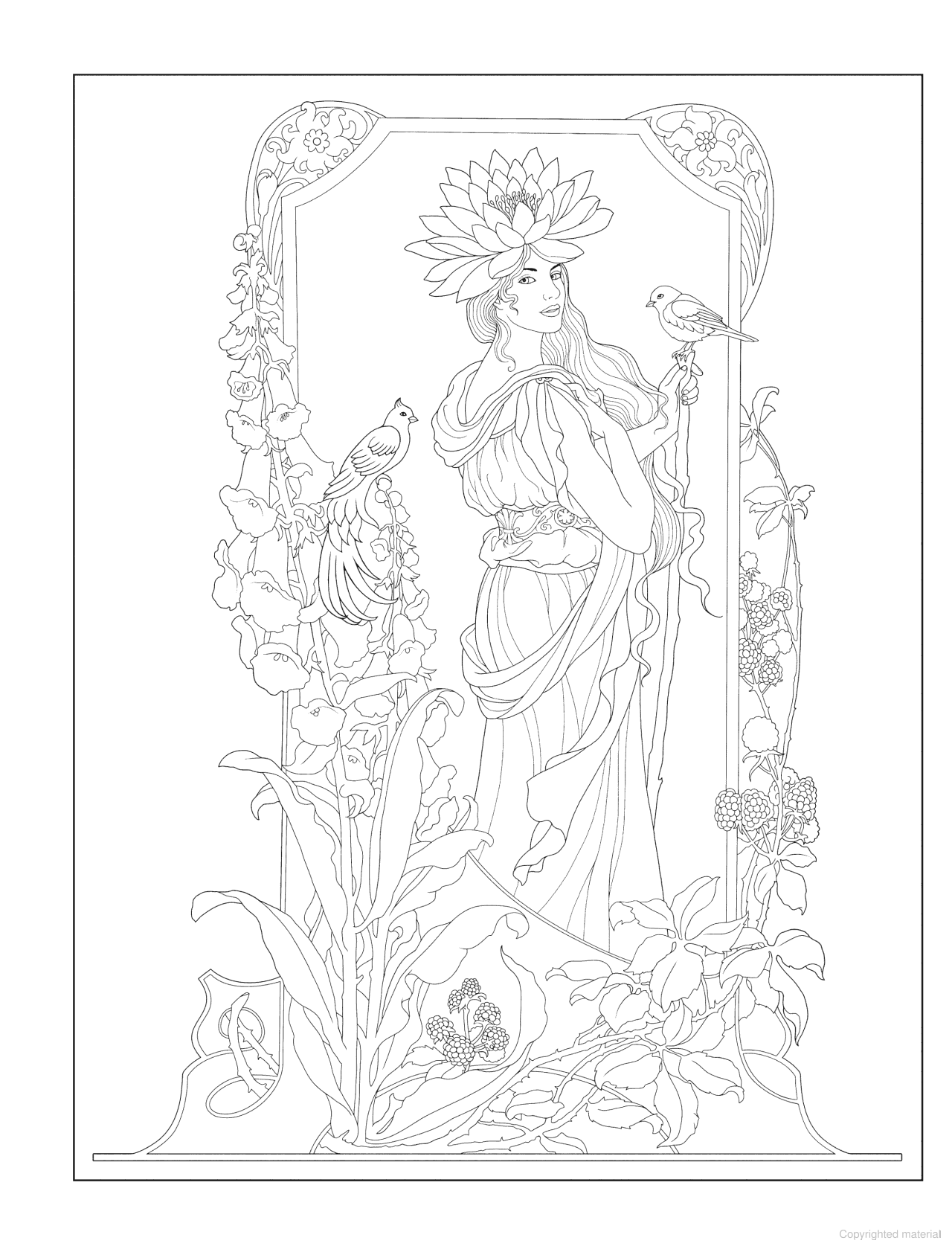 DVR Creative Haven® Coloring Book: Wondrous Women