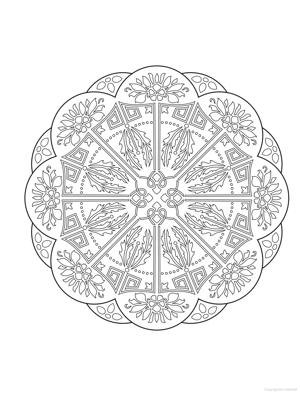 DVR Creative Haven® Coloring Book: Art Nouveau Mandalas