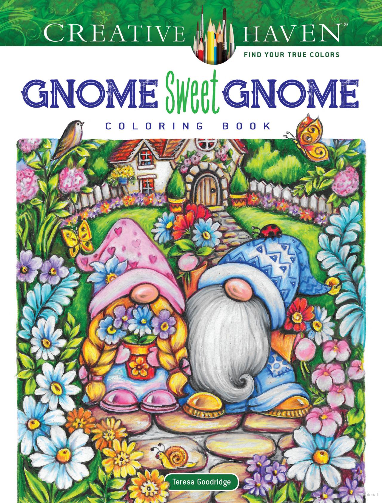 Creative Haven® Coloring Book: Gnome Sweet Gnome