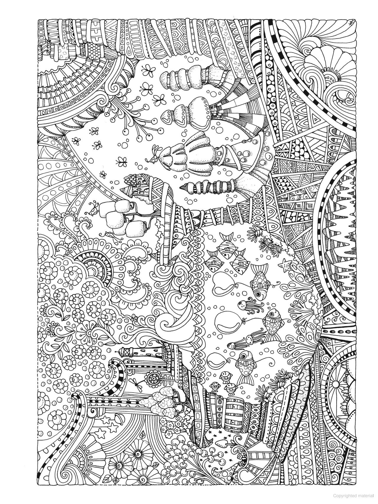 DVR Creative Haven® Coloring Book: Entangled Landscapes