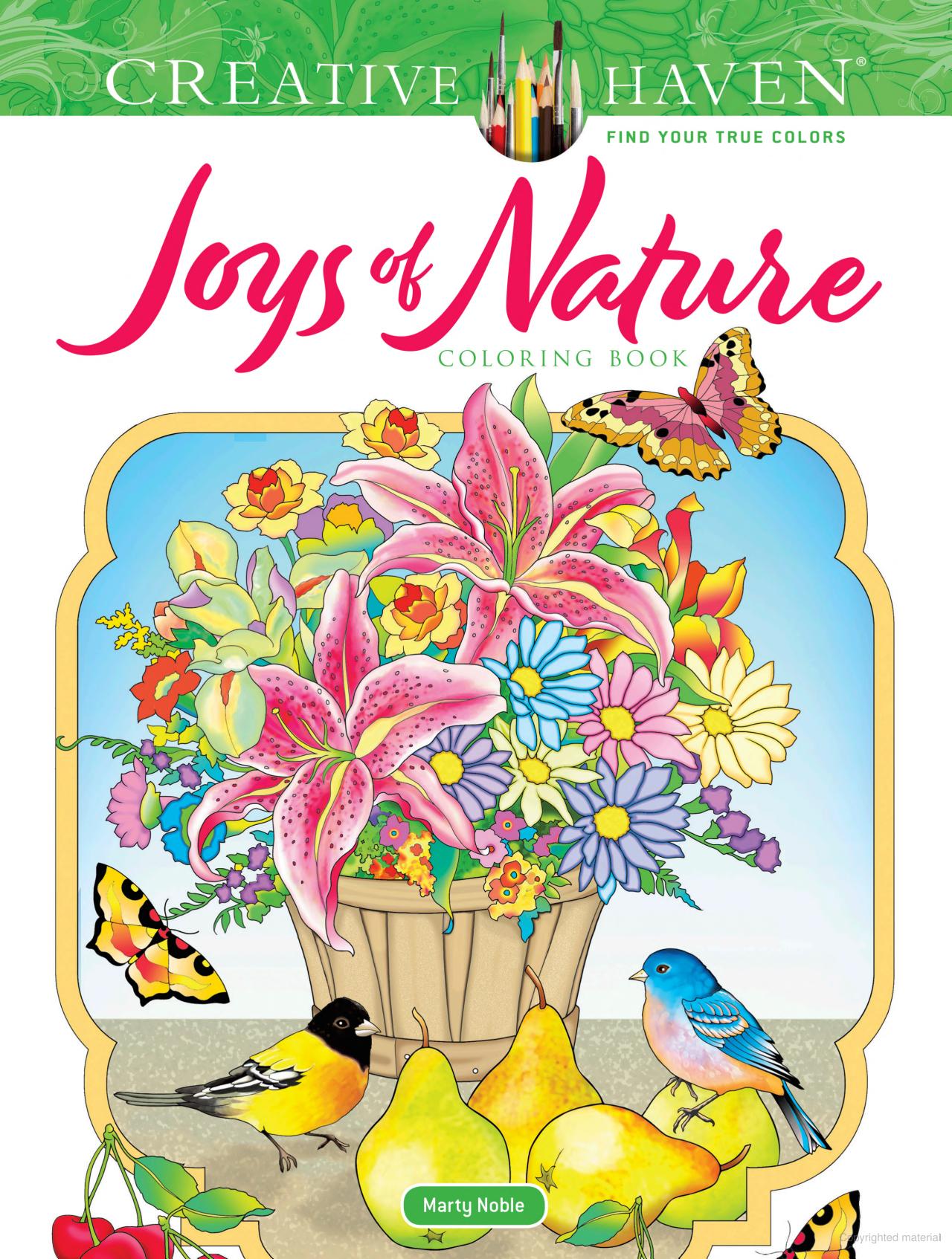 Creative Haven® Coloring Book: Joys of Nature