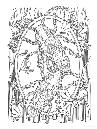 DVR Creative Haven® Coloring Book: Incredible Insect Designs