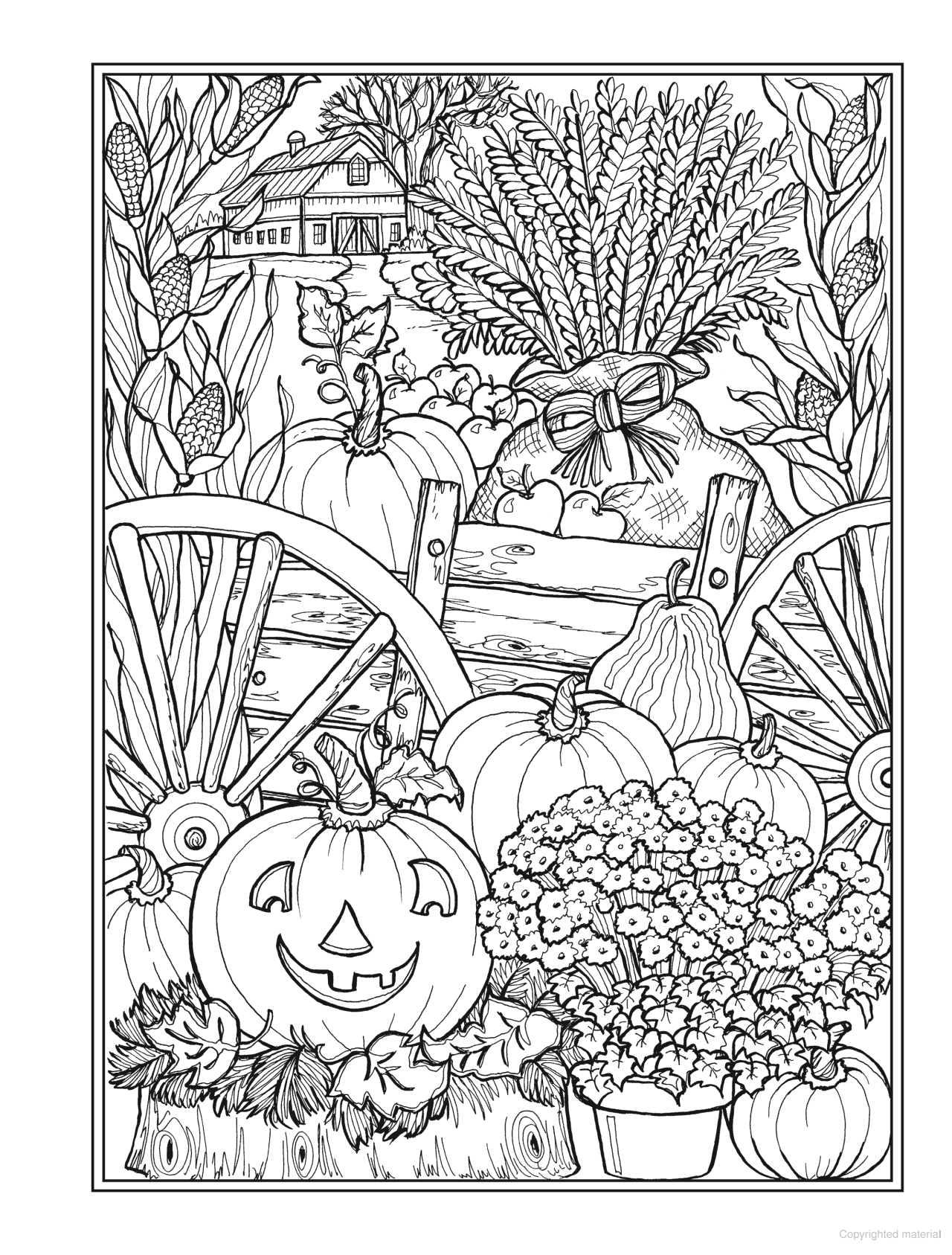 DVR Creative Haven® Coloring Book: Autumn Charm