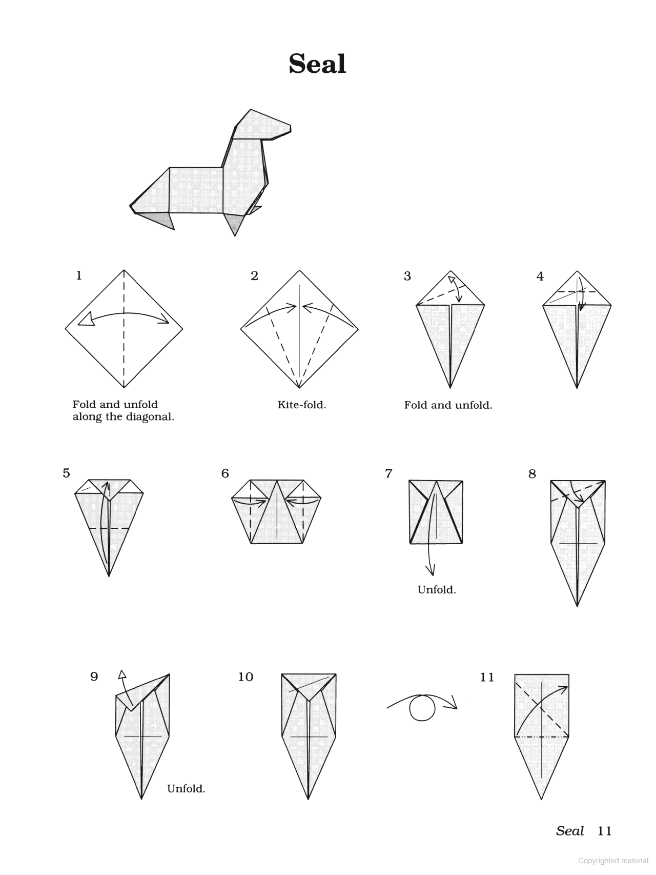 DVR Favorite Animals in Origami