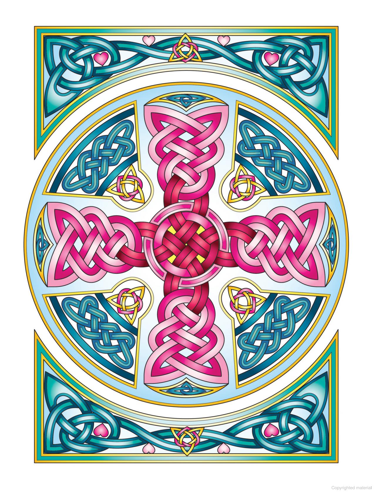 DVR Creative Haven® Coloring Book: Celtic Crosses
