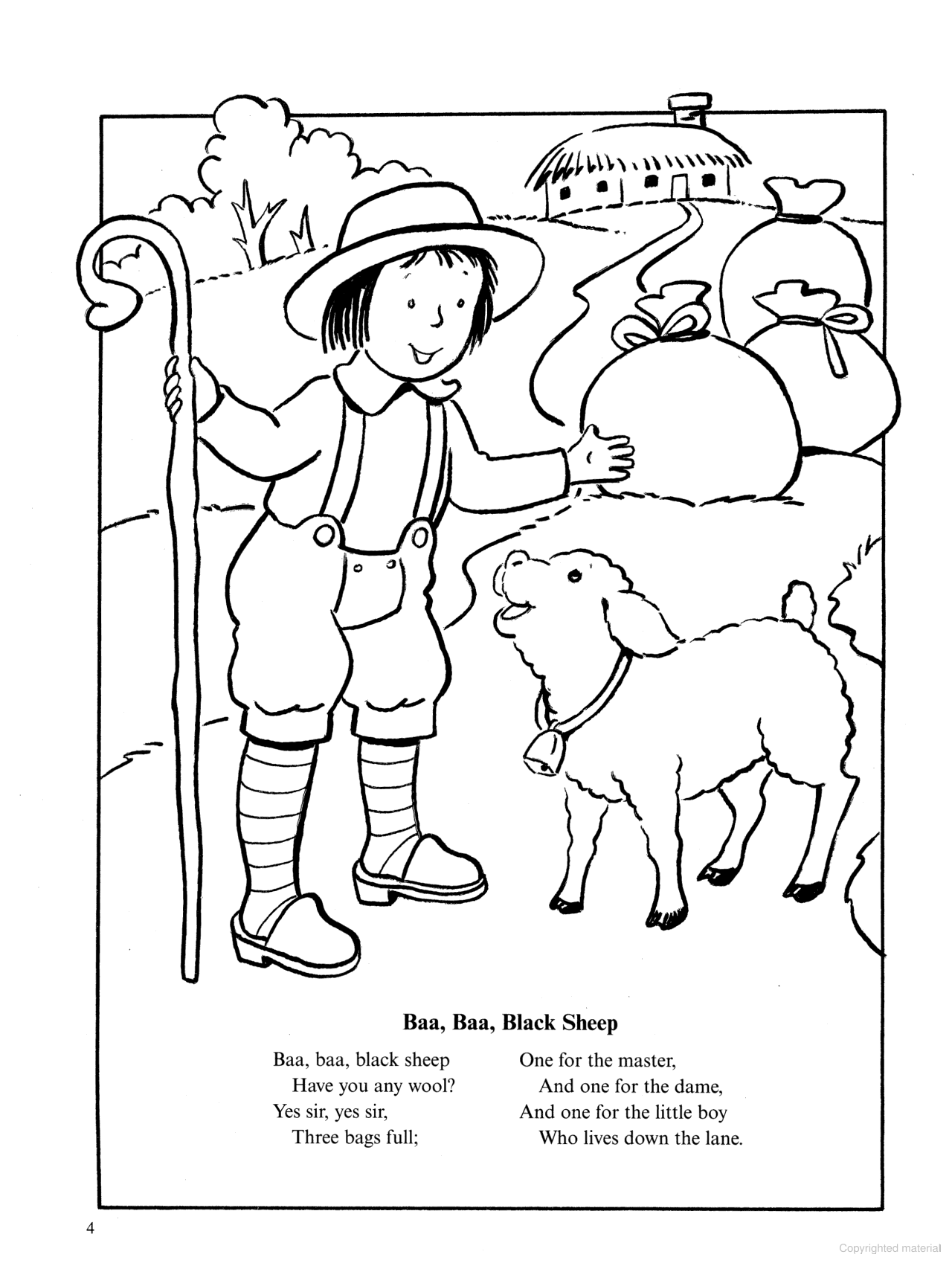DVR Mother Goose Coloring Book