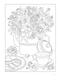 DVR Creative Haven® Coloring Book: Flower Fancy