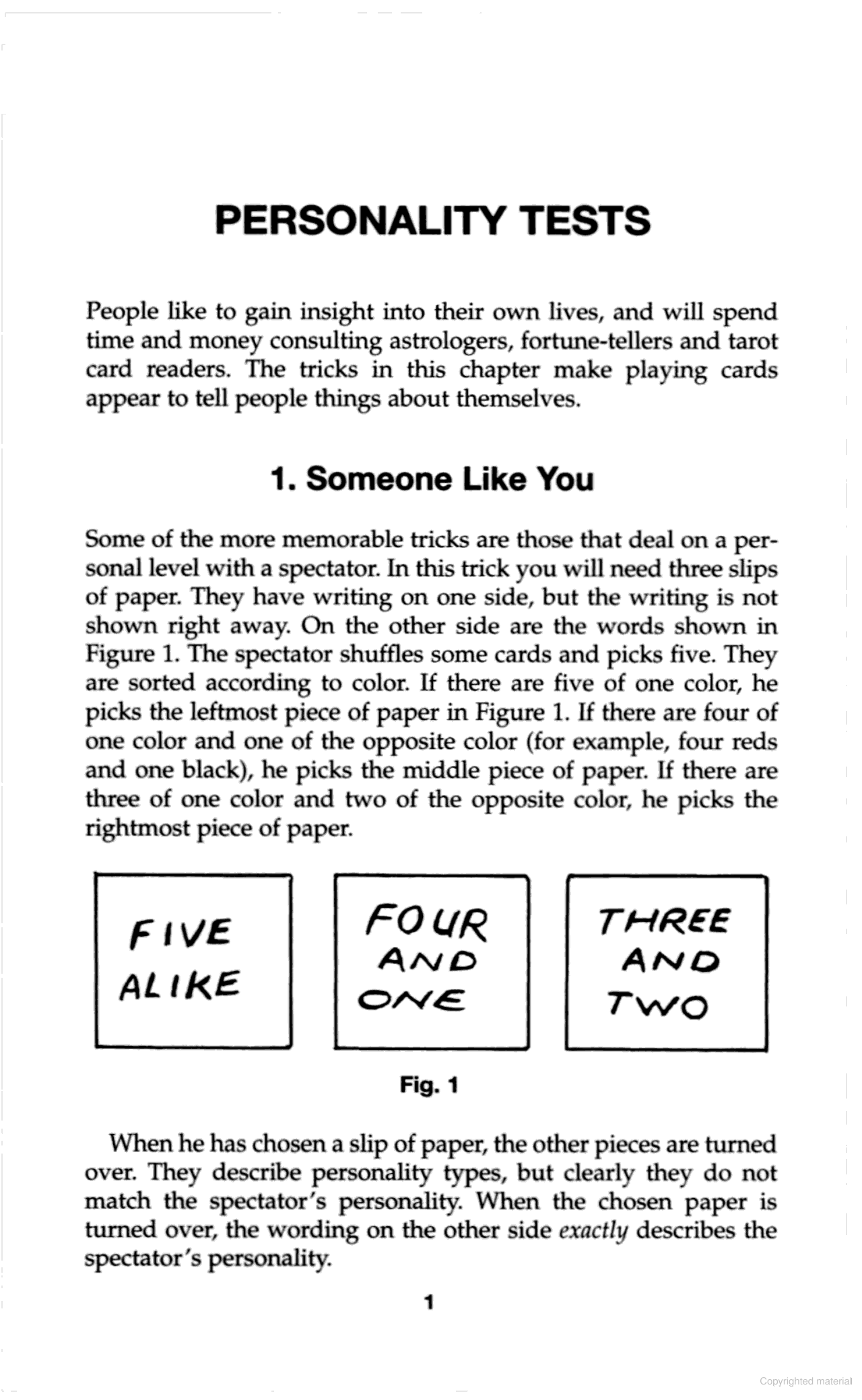 My Best Self-Working Card Tricks