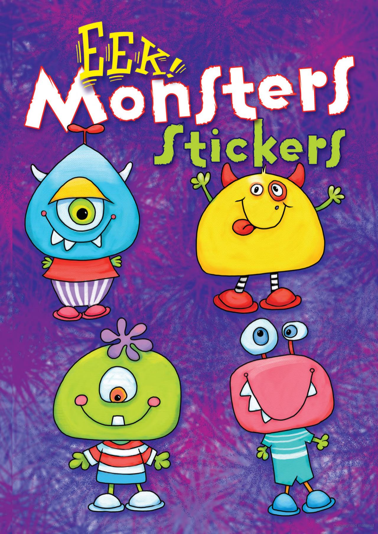 DVR Eek! Monsters Stickers