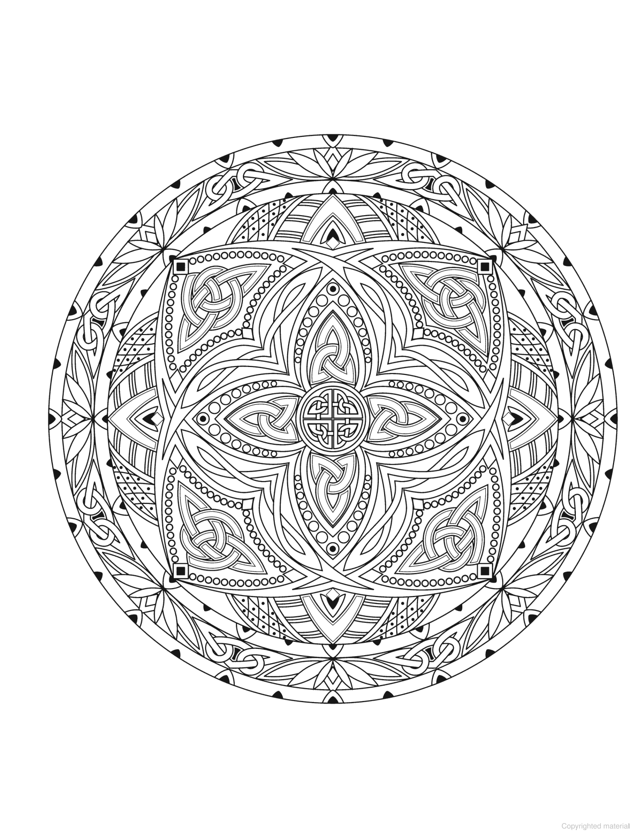 DVR Creative Haven® Coloring Book: Celtic Mandalas