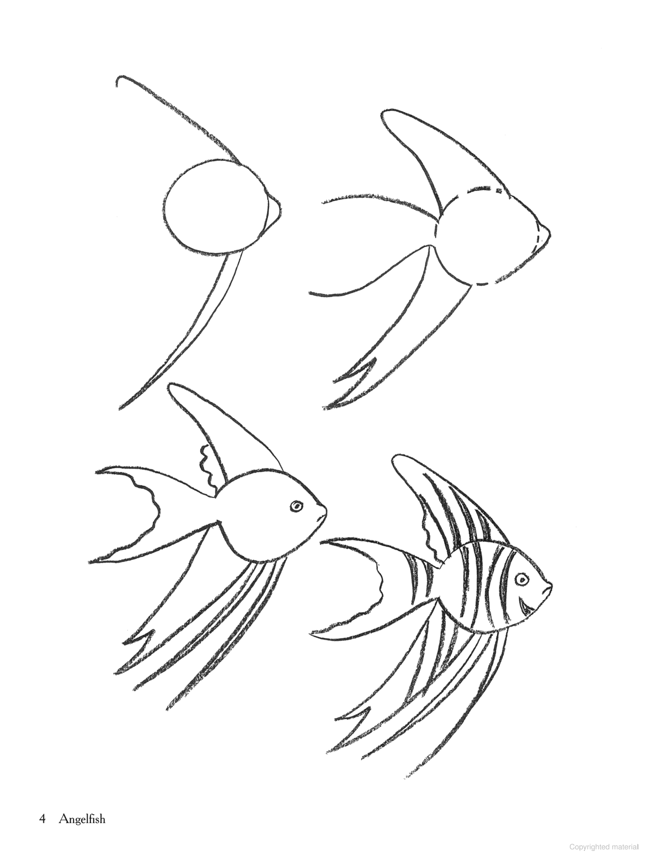 How to Draw Aquarium Animals
