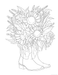 DVR Creative Haven® Coloring Book: Flower Fancy