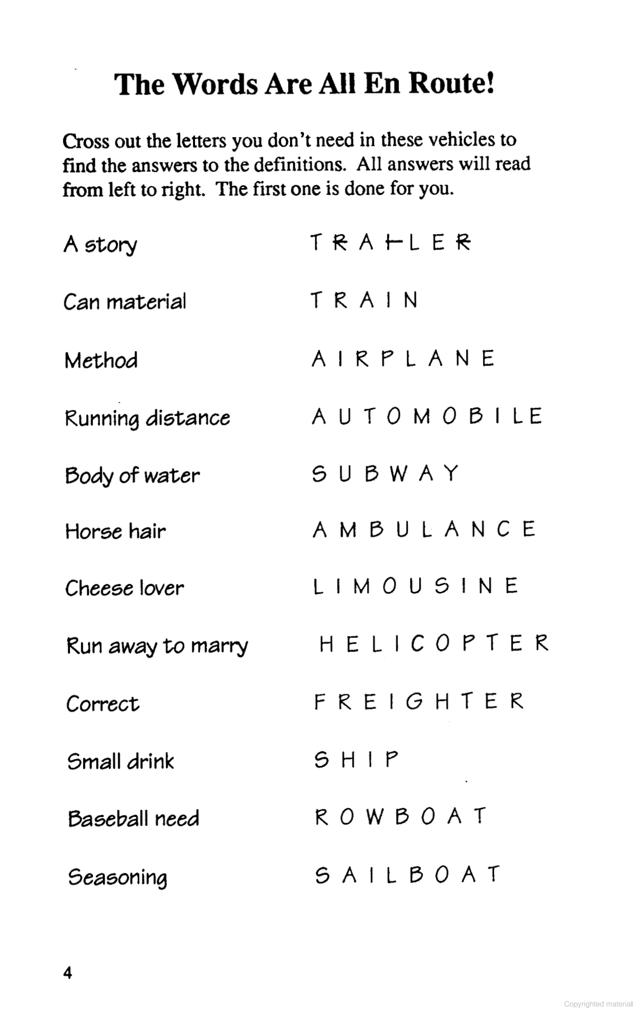 Fun With Word Puzzles Activity Book