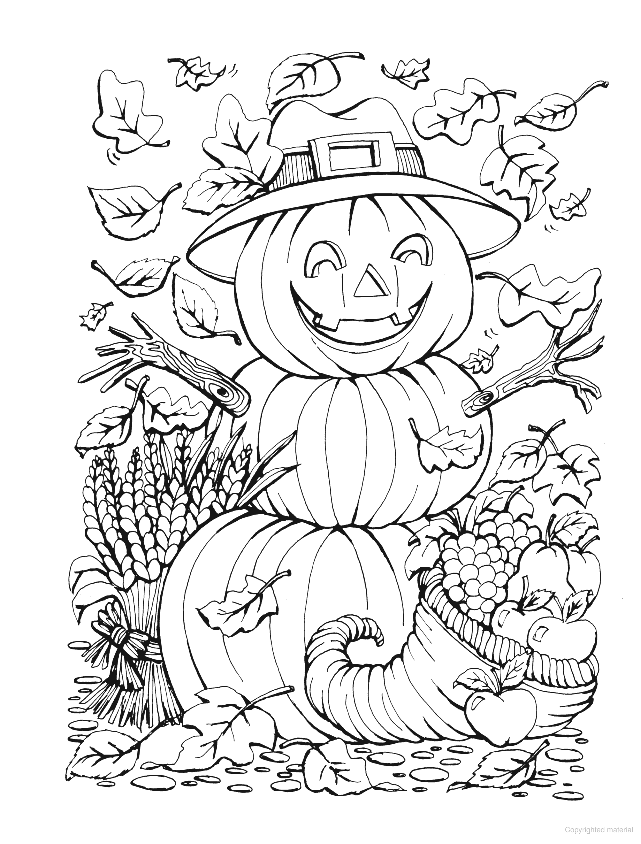 Creative Haven® Coloring Book: Autumn Scenes