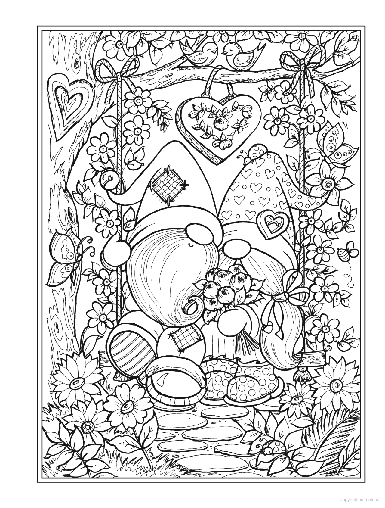 Creative Haven® Coloring Book: Gnome Sweet Gnome