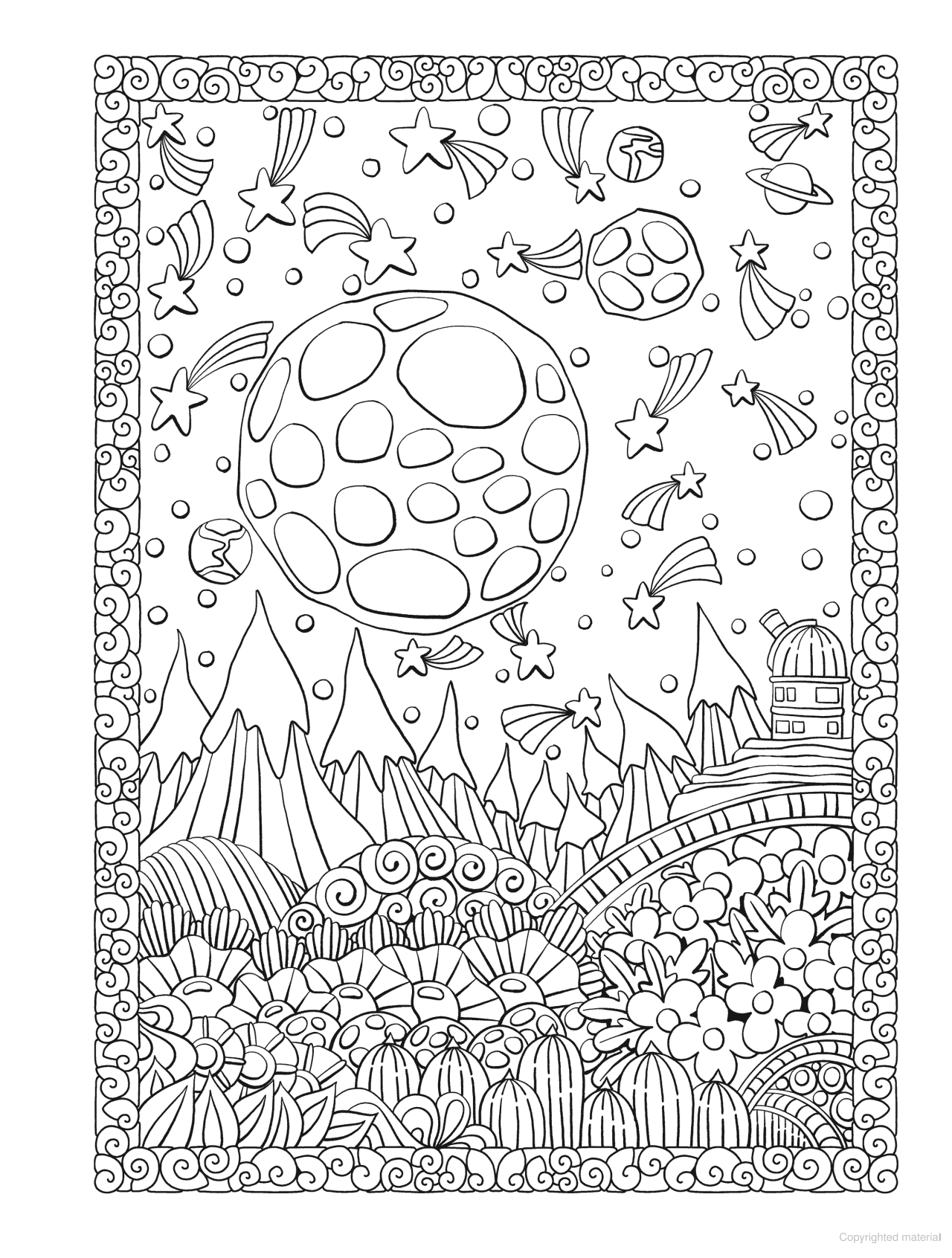 DVR Creative Haven® Coloring Book: Entangled Starry Skies