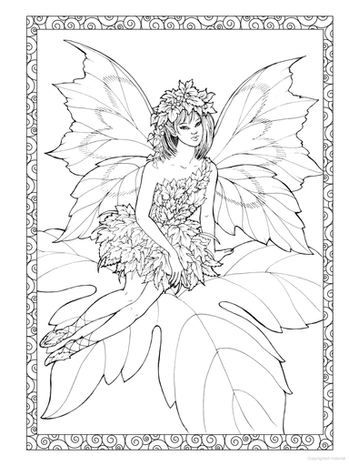 DVR Creative Haven® Coloring Book: Enchanted Fairies