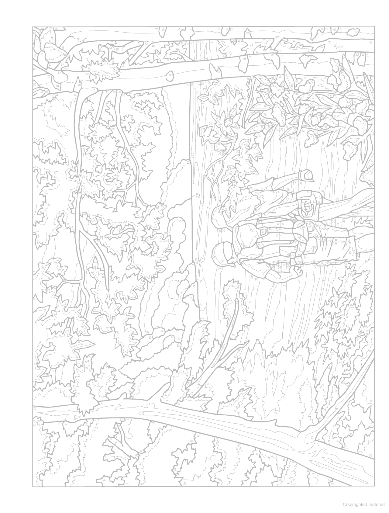 Creative Haven® Color-By-Number: Autumn Inspirations