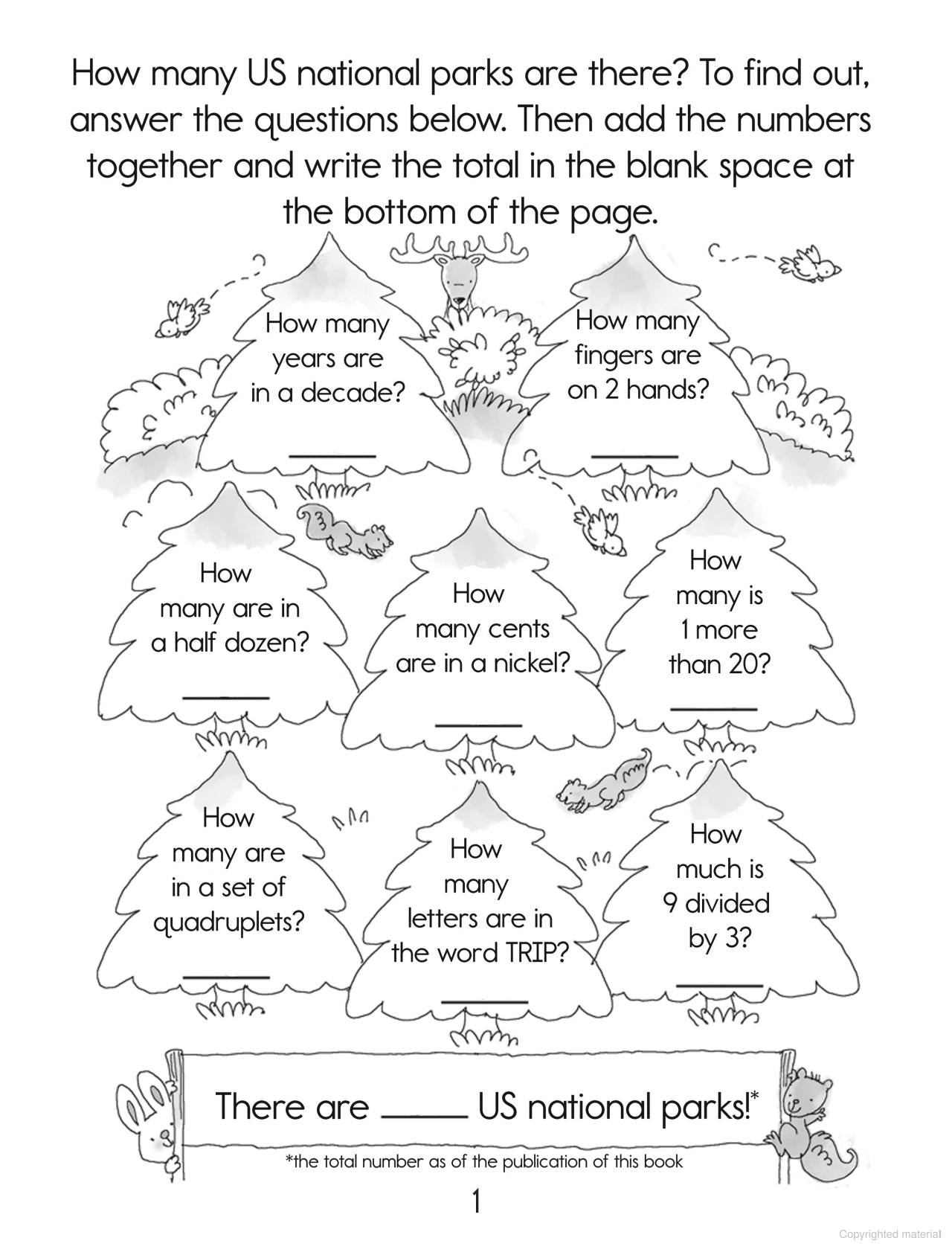 DVR America's National Parks: Activity Book