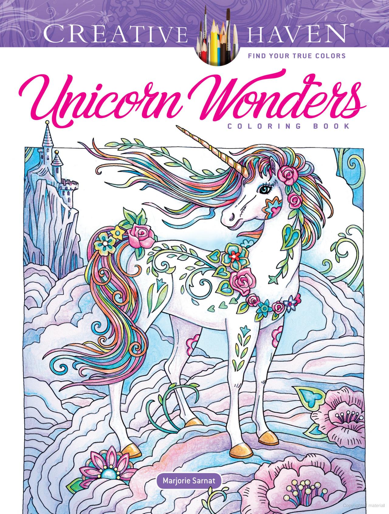 DVR Creative Haven® Coloring Book: Unicorn Wonders
